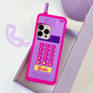Ốp Điện Thoại Silicon Mềm Hình Búp Bê barbie 3d Cho iphone 15 pro max 14 pro max 13 pro max 12 pro max