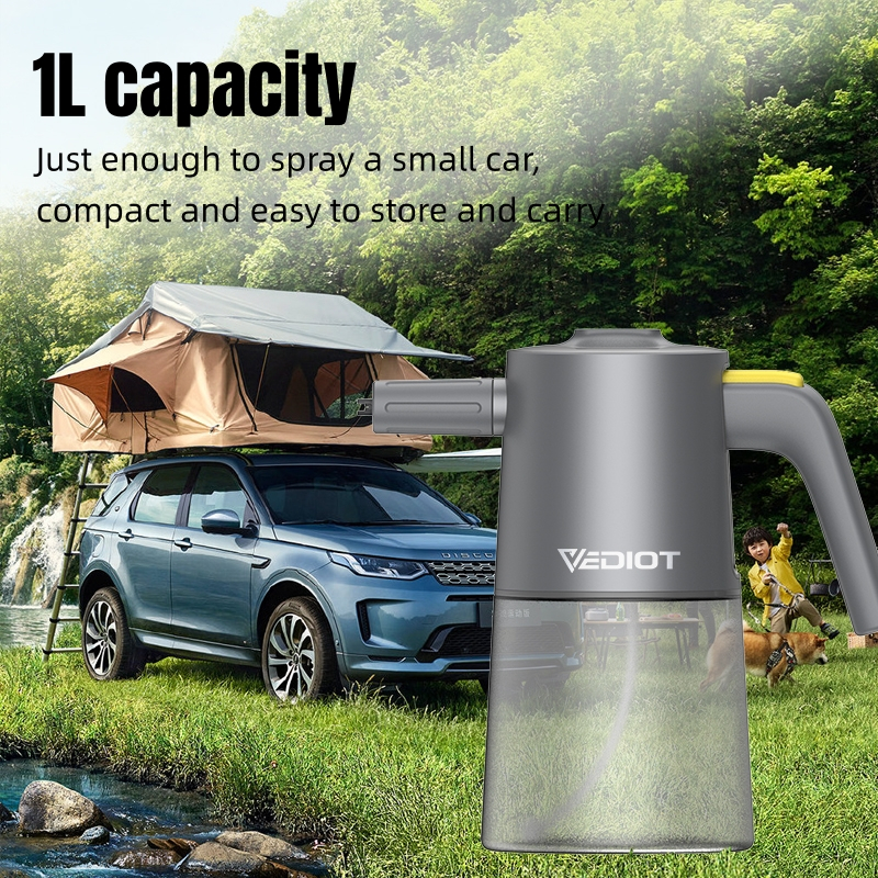 Vediot Bình Xịt Bọt Xà Phòng Rửa Xe Hơi Chạy Pin lithium Không Dây