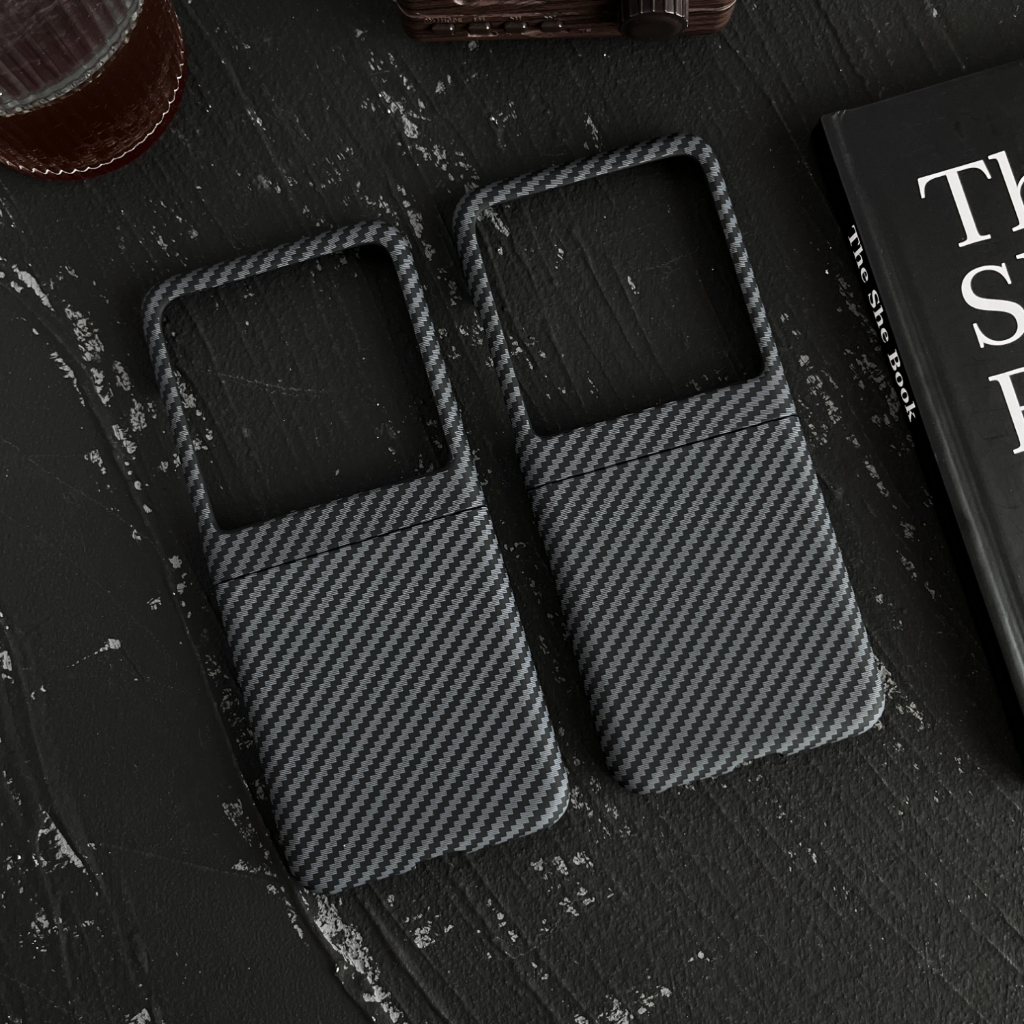 Ốp Điện Thoại Sợi carbon Siêu Mỏng Bảo Vệ Toàn Diện Cho motorola moto razr 40 ultra