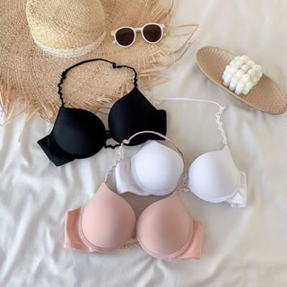 Áo Ngực Không Dây Không Đường May Trong Suốt Cài Khóa Trước Nâng Ngực Gợi Cảm Cho Nữ