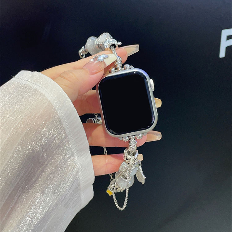 Pandora Dây Xích Kim Loại Đeo Đồng Hồ iwatch series 9 8 7 6 se 5 4 3 2 1 49mm 45mm 44mm 41mm 40mm 38mm 42mm