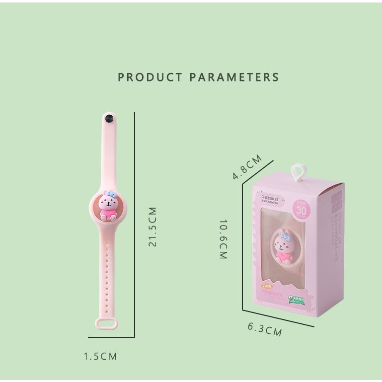 Hi-kid Đồng Hồ Đeo Tay Chống Muỗi Cho Bé Hoạt Hình