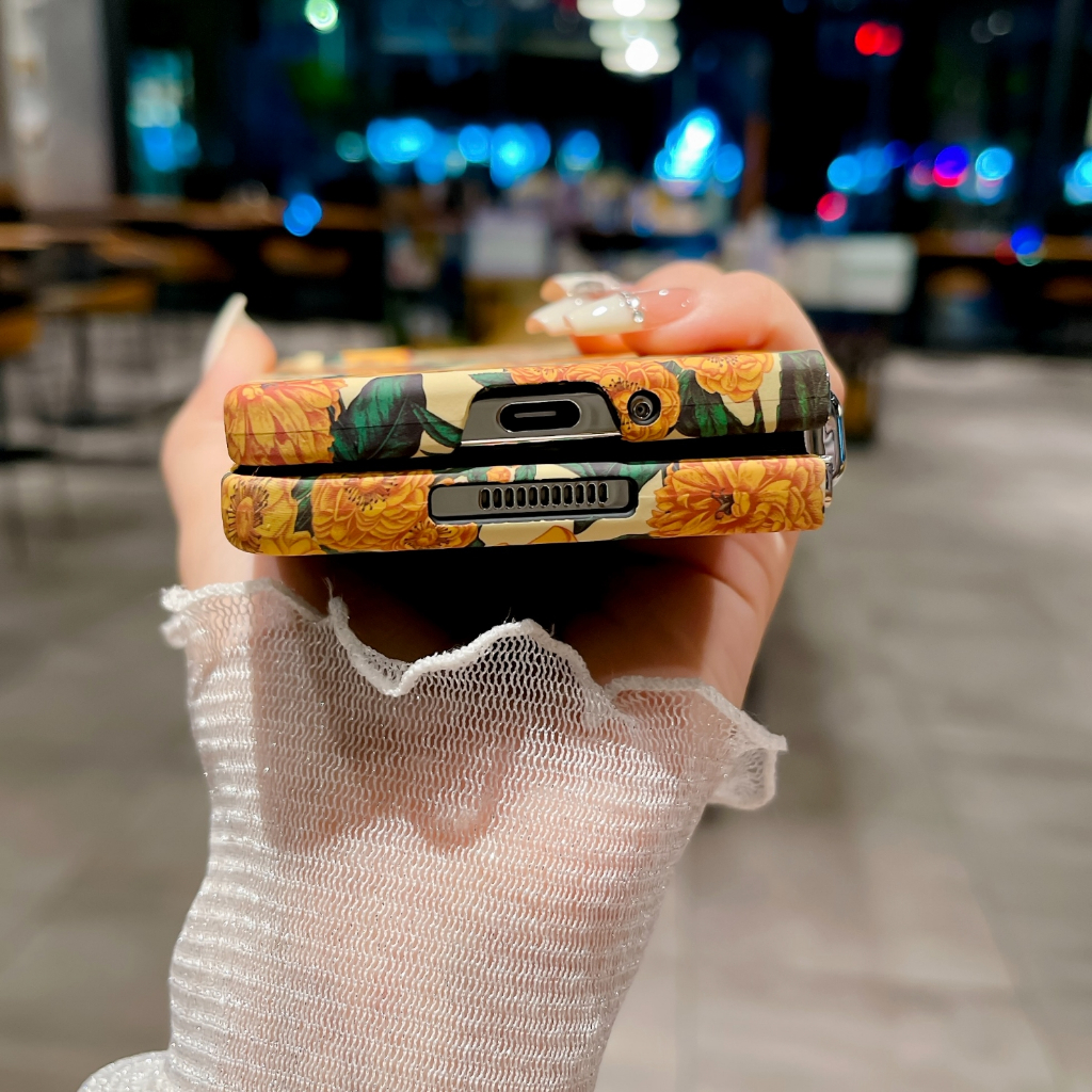 Ốp Bao Da Điện Thoại Nắp Gập Dạ Quang Nhiều Màu Sắc Dành Cho samsung galaxy z fold 5 3 flip 5 4 fold5 flip5 Ốp