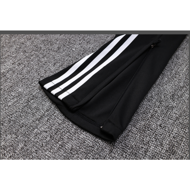 Áo Khoác Bóng Đá Tay Dài Nửazip Màu Đen Cỡ 23-24 miami