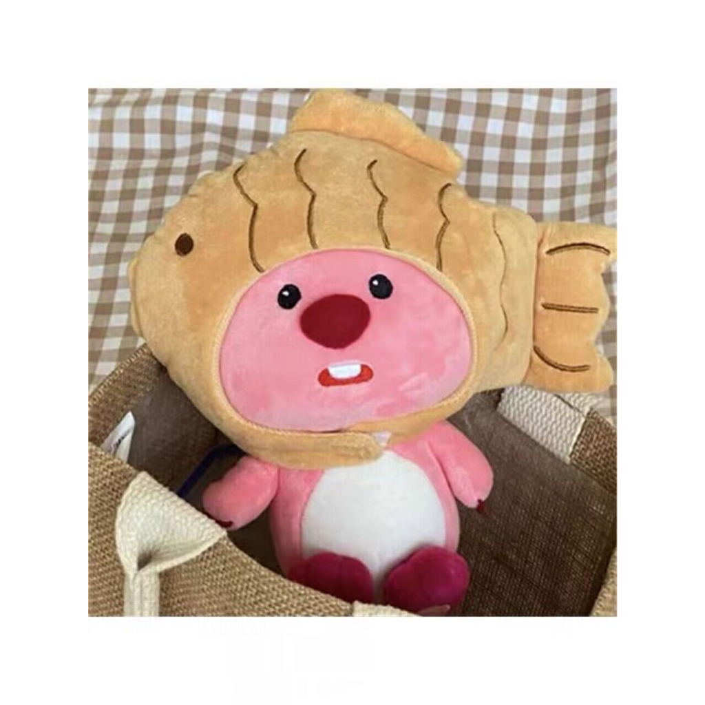 Móc Khóa Hình Búp Bê Nhồi Bông taiyaki Dễ Thương