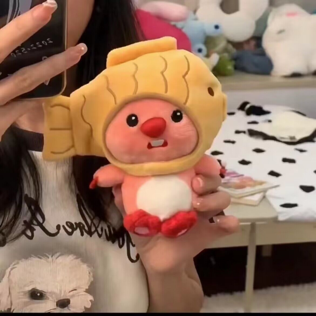 Móc Khóa Hình Búp Bê Nhồi Bông taiyaki Dễ Thương