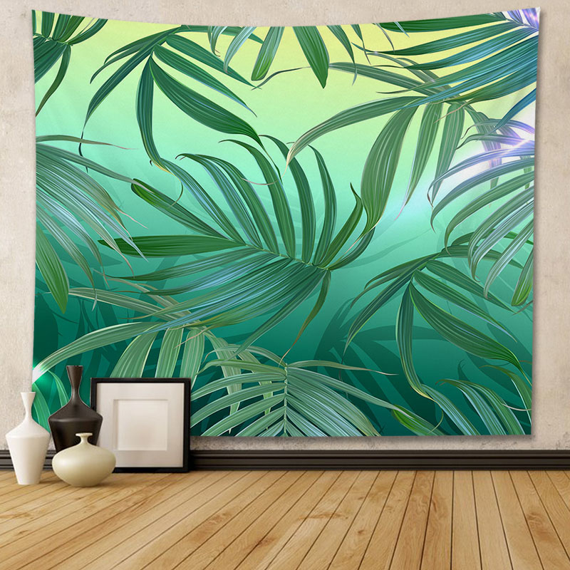 Thảm Treo Tường Họa Tiết Cây Xanh Trang Trí Nội Thất