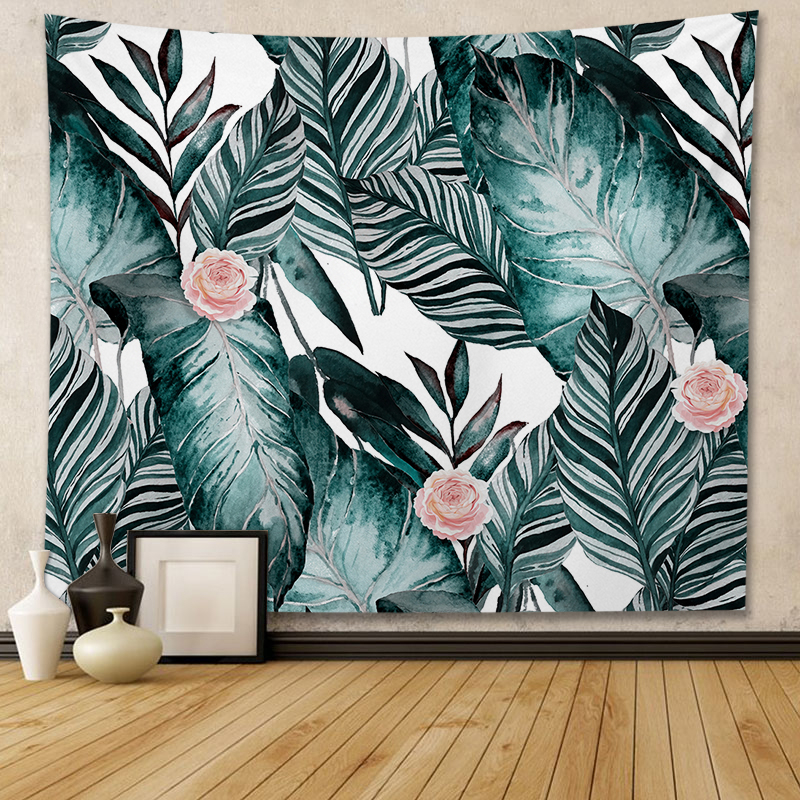 Thảm Treo Tường Họa Tiết Cây Xanh Trang Trí Nội Thất