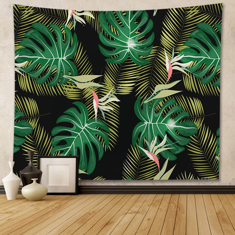 Thảm Treo Tường Họa Tiết Cây Xanh Trang Trí Nội Thất