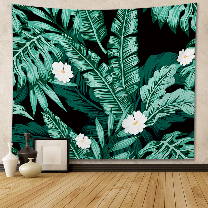 Thảm Treo Tường Họa Tiết Cây Xanh Trang Trí Nội Thất