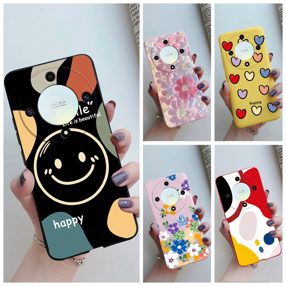 Honor x9a Ốp Điện Thoại Silicon Mềm Chống Sốc In Họa Tiết Nhiều Màu Sắc Cho honor x9a