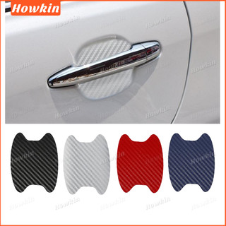 Bộ 4 Miếng Dán Sợi carbon Chống Trầy Xước Bảo Vệ Tay Cầm Cửa Xe Hơi