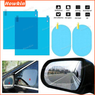 Bộ 4 Miếng Phim Dán Kính Chiếu Hậu Xe Hơi Chống Sương Mù / Nước Mưa Tiện Dụng