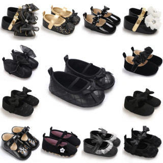 Đen Giày Tập Đi Phong Cách Giáng Sinh Cho Bé