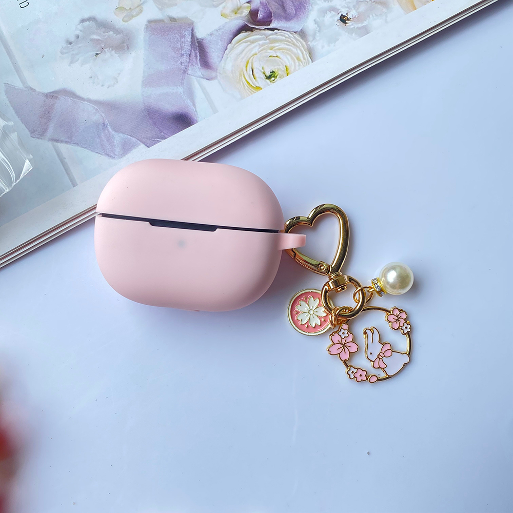 Vỏ Bảo Vệ Hộp Sạc Tai Nghe JBL T230NC / T130NC TWS Bằng Silicon Hình Trái Tim Dễ Thương