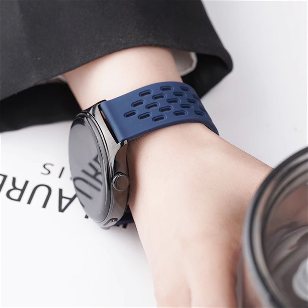 Silicone Dây Đeo Silicon Thoáng Khí Cho Đồng Hồ Thông Minh Huami Amazfit GTR 4 / GTR 3 Pro / GTR 2 / GTR 47mm / GTR 2e