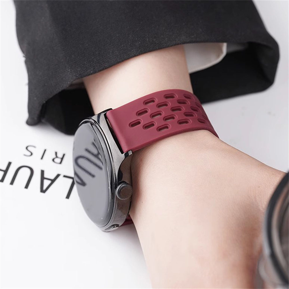 Silicone Dây Đeo Silicon Thoáng Khí Cho Đồng Hồ Thông Minh Huami Amazfit GTR 4 / GTR 3 Pro / GTR 2 / GTR 47mm / GTR 2e