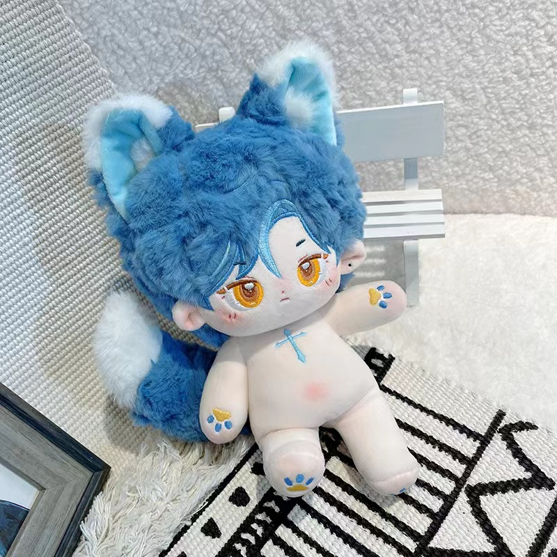 Búp Bê Thần Tiên umio Sea Salt Cáo Nhỏ 20cm Cotton Chải Bắt Sáng Đuôi To Từ Tính
