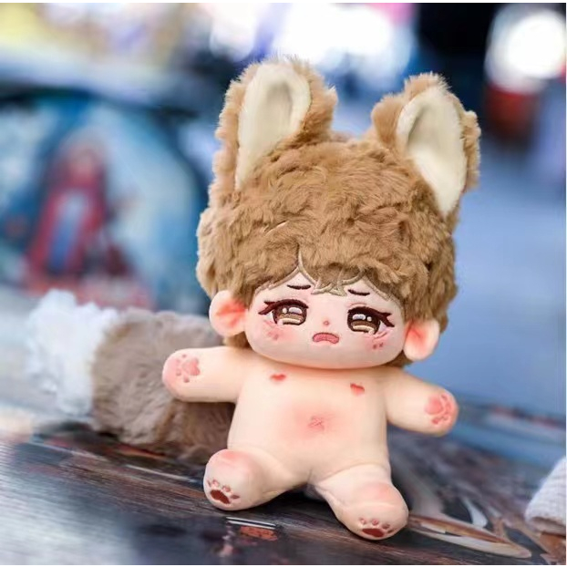 Búp Bê Thần Tiên umio Sea Salt Cáo Nhỏ 20cm Cotton Chải Bắt Sáng Đuôi To Từ Tính