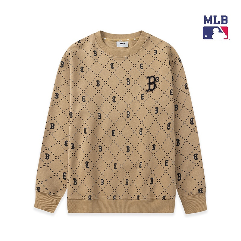 ❤❤ Hàng Có Sẵn mlb Áo sweater Dài Tay Thêu Chữ ny Cho Nam Và Nữ