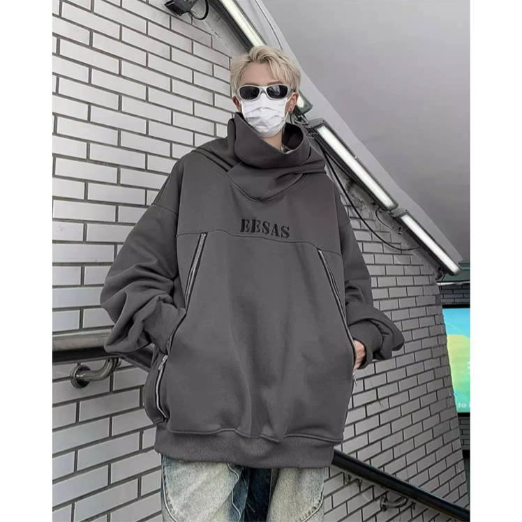 Áo hoodie Bằng cotton áo hoodie form rộng Có Khóa Kéo áo hoodie bigsize Phong Cách hip hop Thời Trang Áo hoodie Nam Nữ