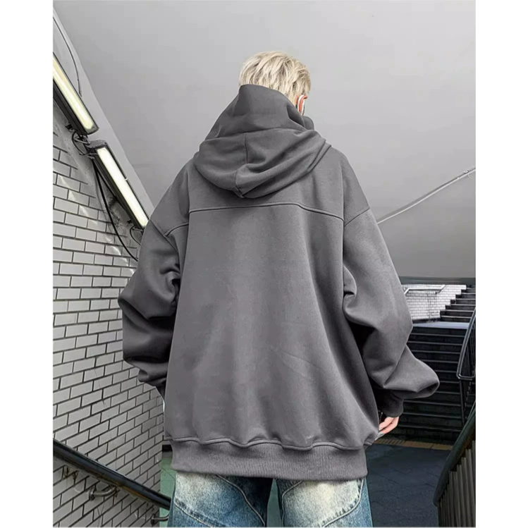 Áo hoodie Bằng cotton áo hoodie form rộng Có Khóa Kéo áo hoodie bigsize Phong Cách hip hop Thời Trang Áo hoodie Nam Nữ