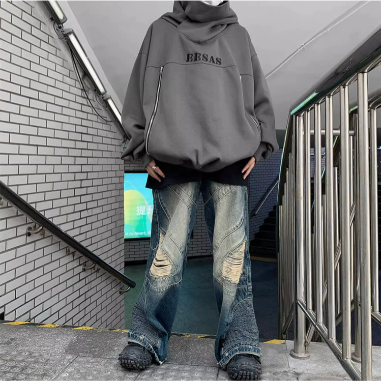 Áo hoodie Bằng cotton áo hoodie form rộng Có Khóa Kéo áo hoodie bigsize Phong Cách hip hop Thời Trang Áo hoodie Nam Nữ