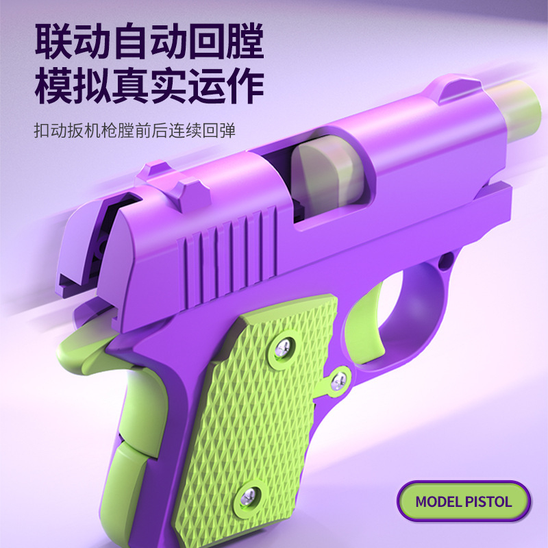 Súng Bắn Cà Rốt 1911 mini In 3d Cho Bé