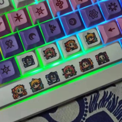 Bàn Phím Cơ xda keycap demon slayer demon slayer Cho Bàn Phím Cơ