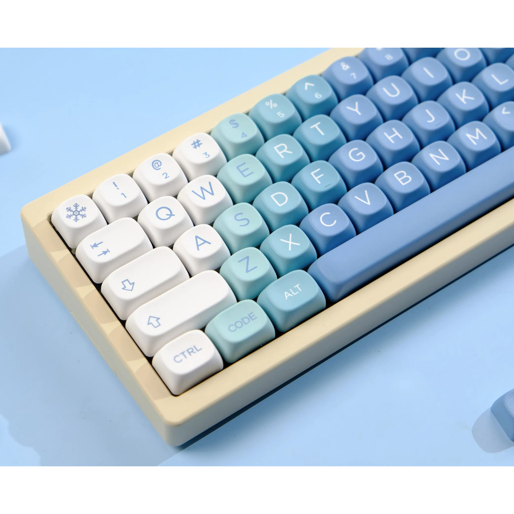 Bộ Nắp Phím Cơ Khí 126 Núi Tuyết xoa 61 / 68 / 71 / 84 / 87 / 96 / 104 Chuyên Dụng