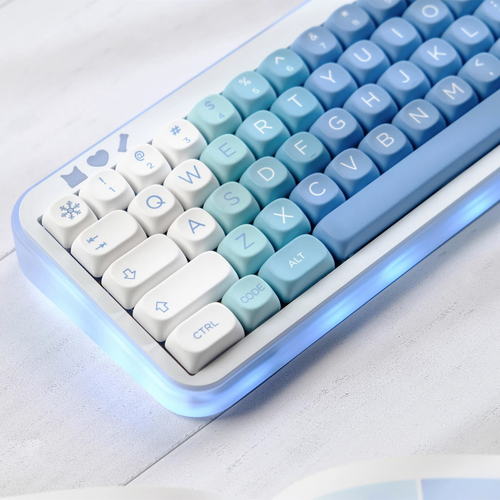Bộ Nắp Phím Cơ Khí 126 Núi Tuyết xoa 61 / 68 / 71 / 84 / 87 / 96 / 104 Chuyên Dụng