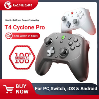 Gamesir  t4 Cylone pro Tay Cầm Chơi Game bluetooth Không Dây Cho pc, switch, ios & android 2.4g