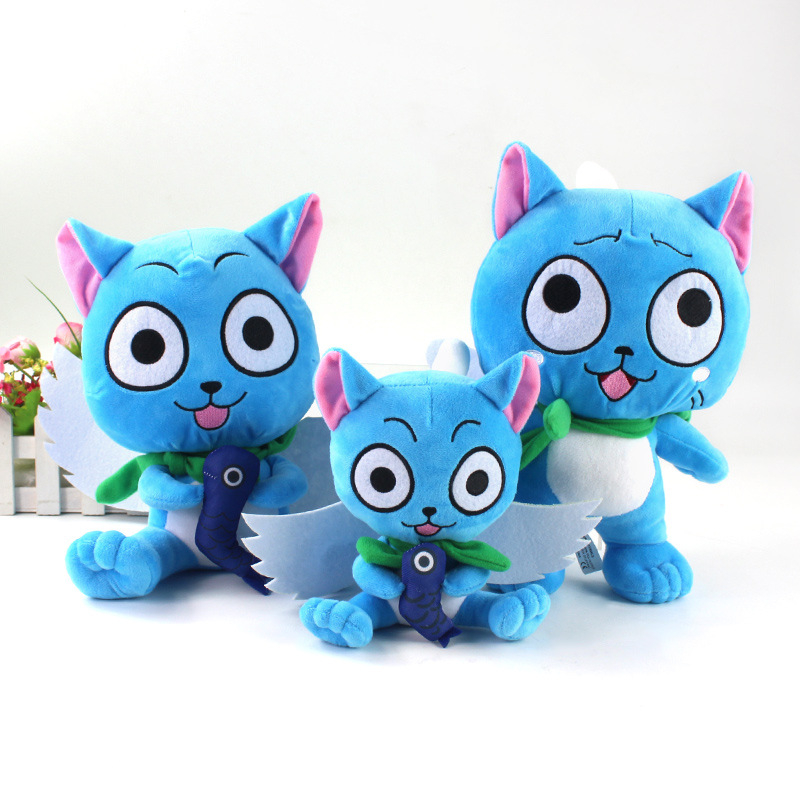 Thú Nhồi Bông Hình Nhân Vật Hoạt Hình fairy tail 17-30cm