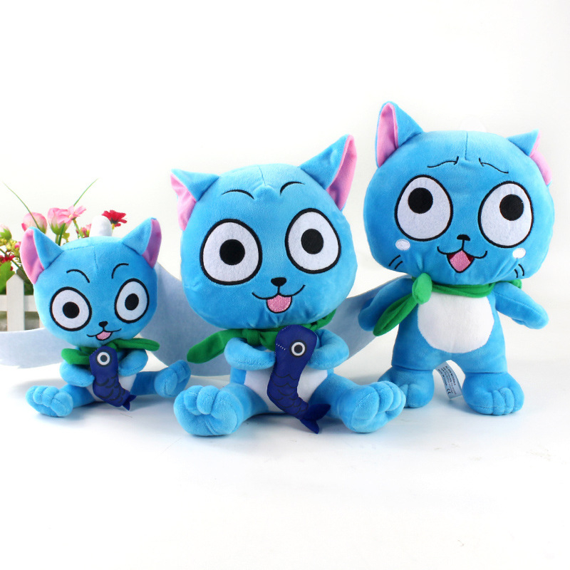 Thú Nhồi Bông Hình Nhân Vật Hoạt Hình fairy tail 17-30cm