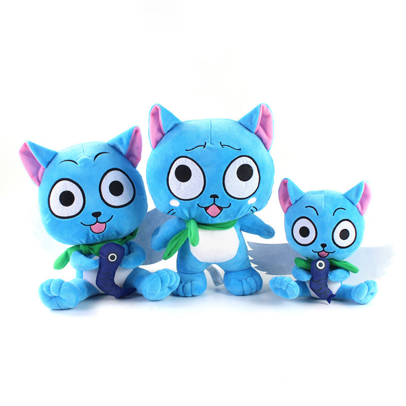 Thú Nhồi Bông Hình Nhân Vật Hoạt Hình fairy tail 17-30cm