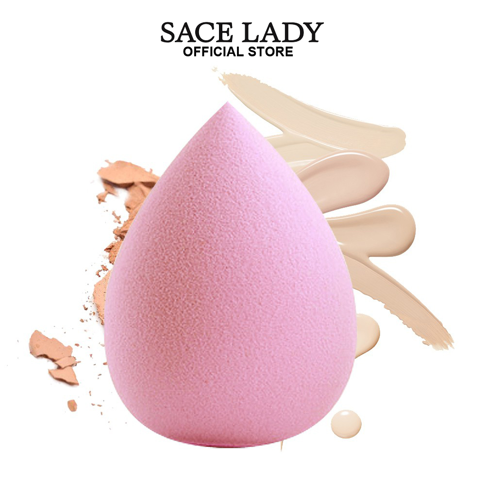 BEAUTY BLENDER Sace lady Mút Trang Điểm Hai Góc Tiện Lợi