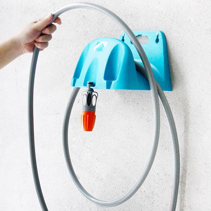 Giá đỡ cuộn ống nước treo tường Lưu trữ cho 20m - Giá treo ống nước, Giá cuốn dây tưới vườn treo tường SUNTREE