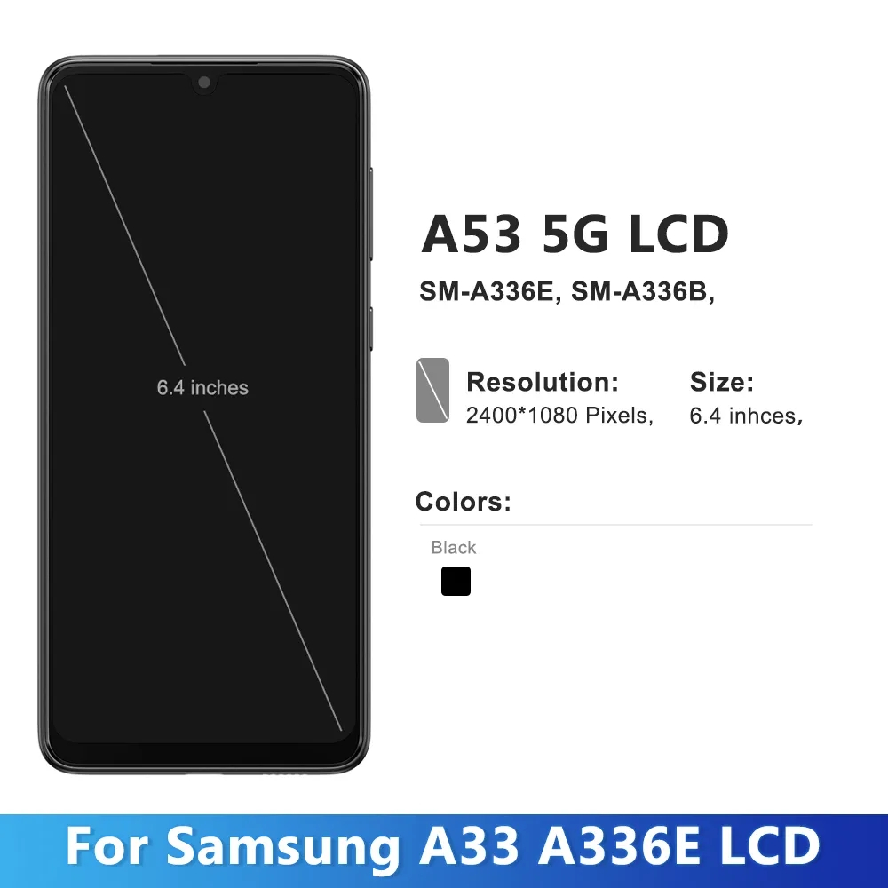 Màn Hình lcd Cảm Ứng Thay Thế Cho samsung galaxy a33 5g a336 a336b a336e