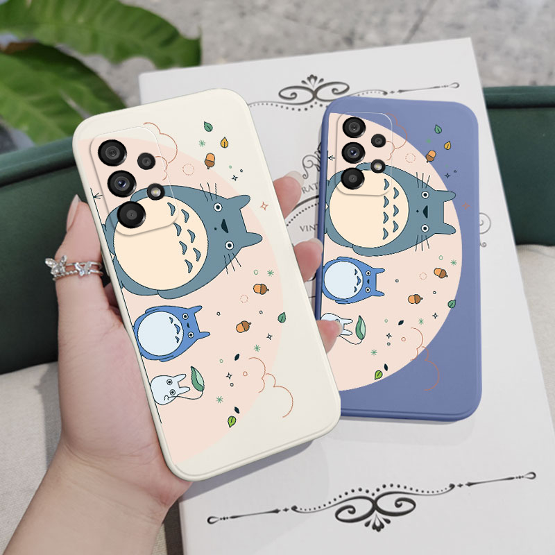 Dễ Thương Ốp Điện Thoại Silicon Dẻo Họa Tiết Chú Mèo Mập Đáng Yêu Cho samsung galaxy a73 a53 a33 a23 4g 5g