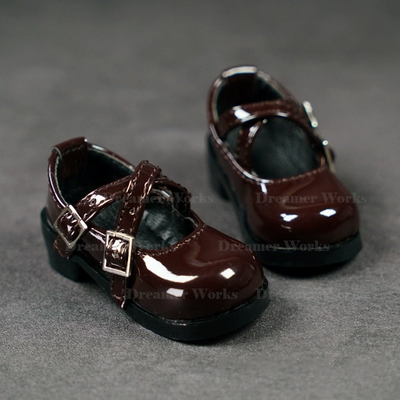 Giày Da Búp Bê bjd1 / 4 1 / 6 Có Khóa Thời Trang