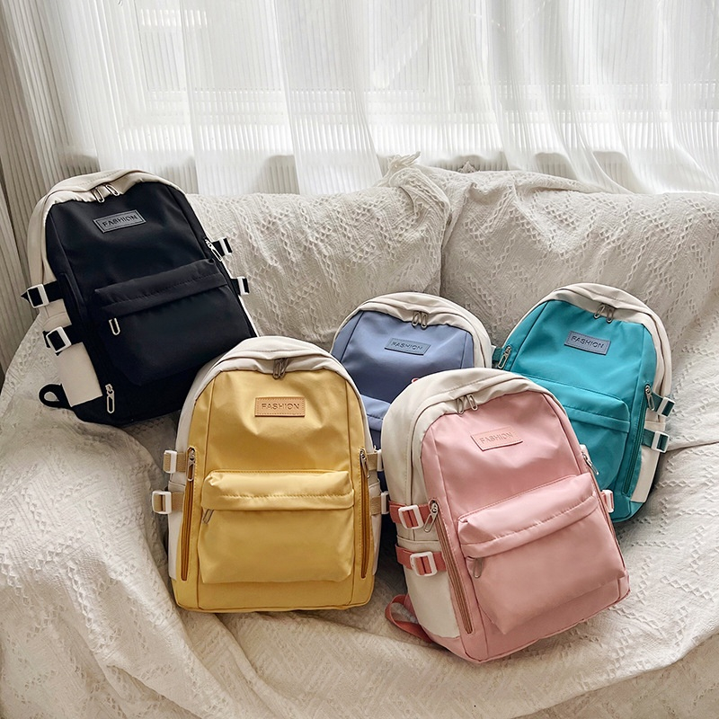 Galcheer Balo nylon Cỡ Lớn Màu Sắc Đơn Giản Thời Trang Cho Nam Và Nữ