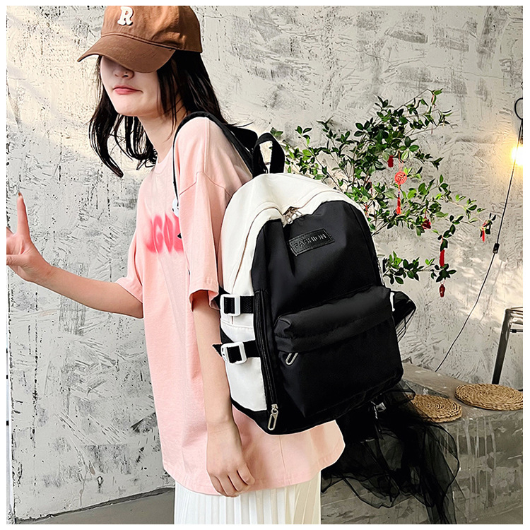 Galcheer Balo nylon Cỡ Lớn Màu Sắc Đơn Giản Thời Trang Cho Nam Và Nữ