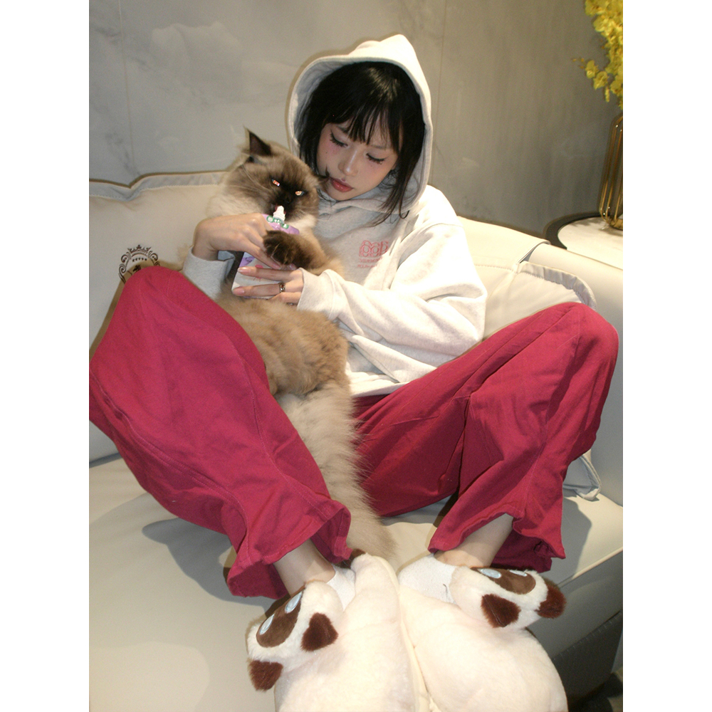 Áo Khoác Hoodie Dáng Rộng Thêu Họa Tiết Thời Trang Đường Phố Mỹ Cho Cặp Đôi