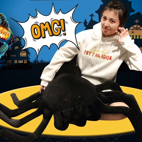 Hoạt Hình Nhện Đen Nhồi Bông Đáng Sợ Cho Lễ halloween