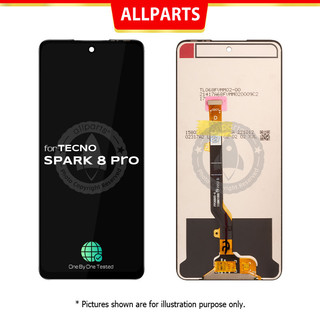 Hiển thị cho thay thế bộ số hóa allparts màn hình cảm ứng lcd tecno spark 8 pro