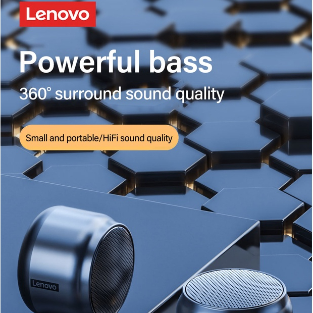 Loa bluetooth lenovo K3 không dây âm thanh 3D siêu trầm thích hợp cho thể thao ngoài trời