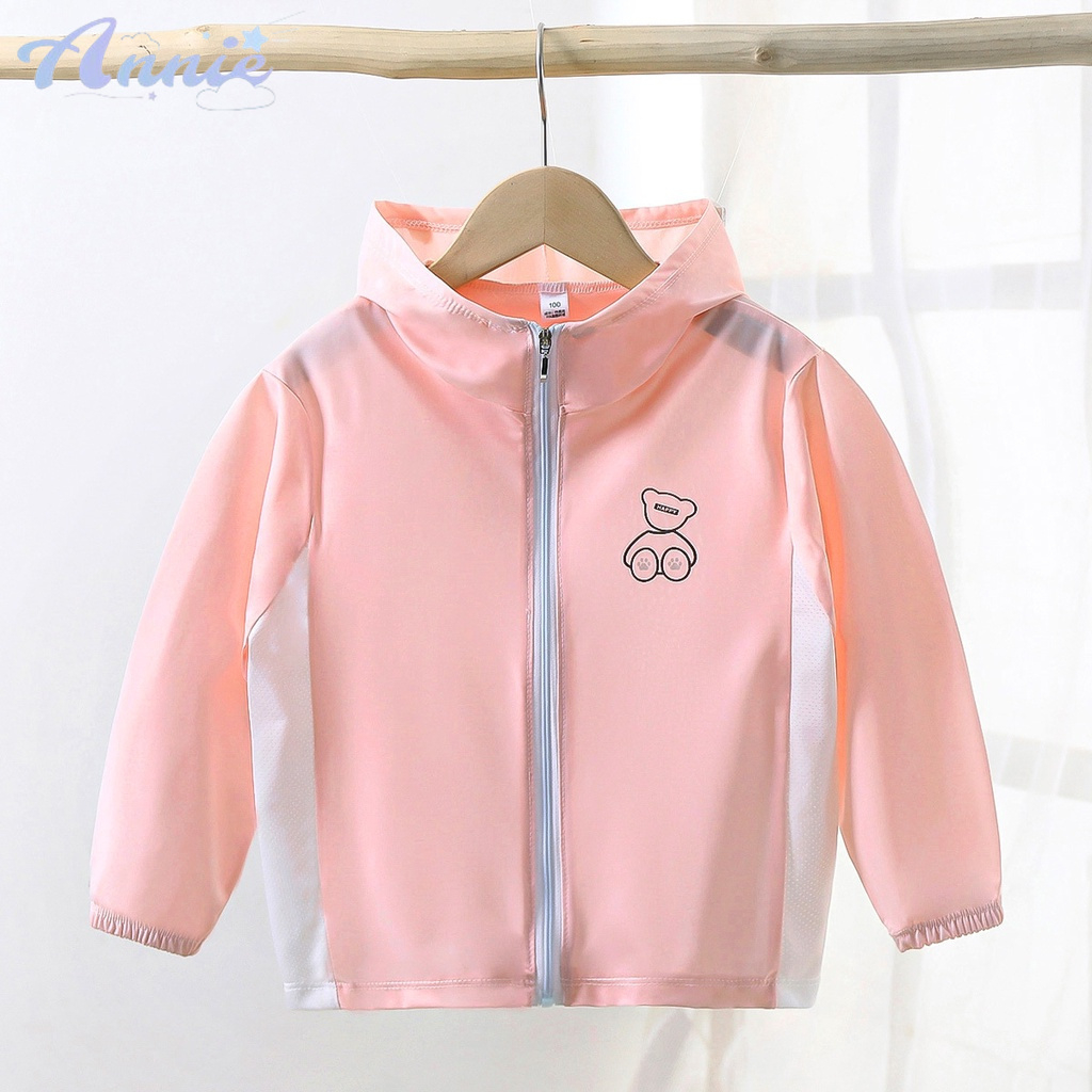 Annie Áo Khoác Mỏng Chống Nắng Thoáng Khí Thời Trang Mùa Hè Cho Bé