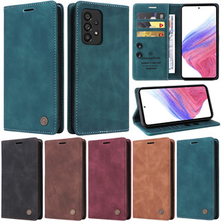Ốp Lưng Retro Cho Samsung Galaxy A52 5G A53 5G A33 5G A72 5G A73 5G A52S 5G A32 5G A22 5G A02S A03S A52 4G A32 4G A22 4G Ví Sang Trọng Da PU Mềm Lật Đứng Bao Da