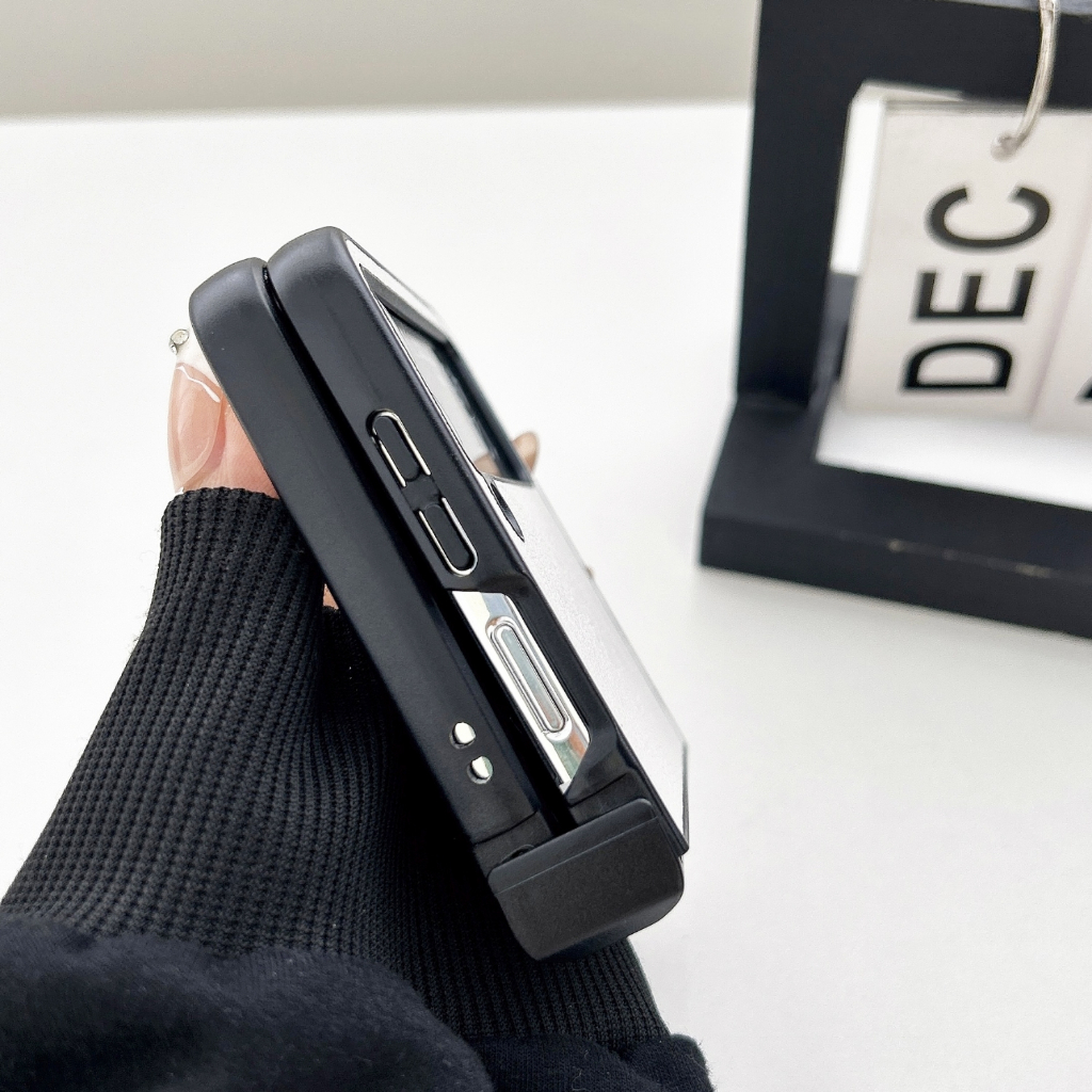 Ốp Bao Da Điện Thoại Nắp Lật Siêu Mỏng 3 Trong 1 Cho samsung galaxy z flip 5 4 3 flip5 flip4 flip3