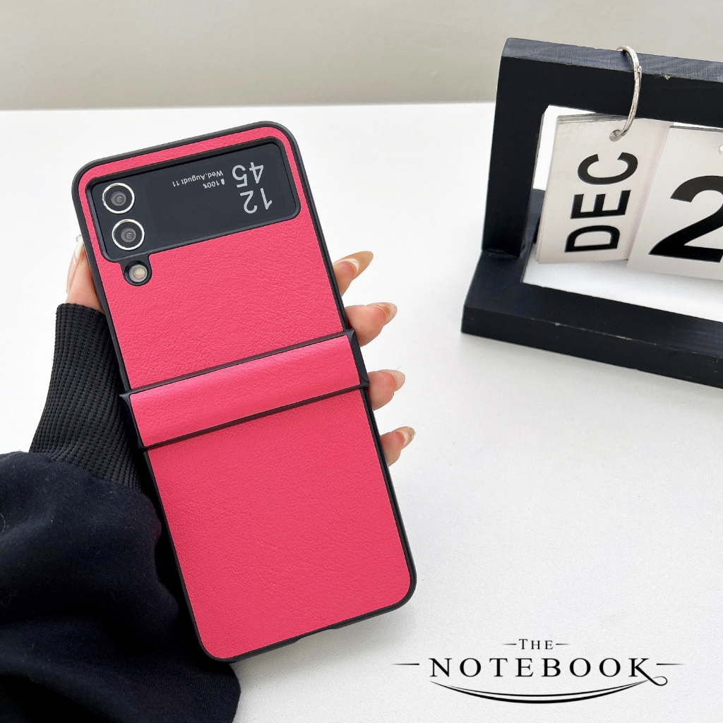 Ốp Bao Da Điện Thoại Nắp Lật Siêu Mỏng 3 Trong 1 Cho samsung galaxy z flip 5 4 3 flip5 flip4 flip3